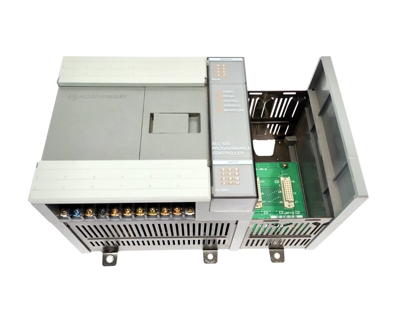 Allen Bradley 1747-L20C Ser. C SLC 500 PLC Processor & 1746-A2 Expansion Rack - Used - Maverick Industrial Sales