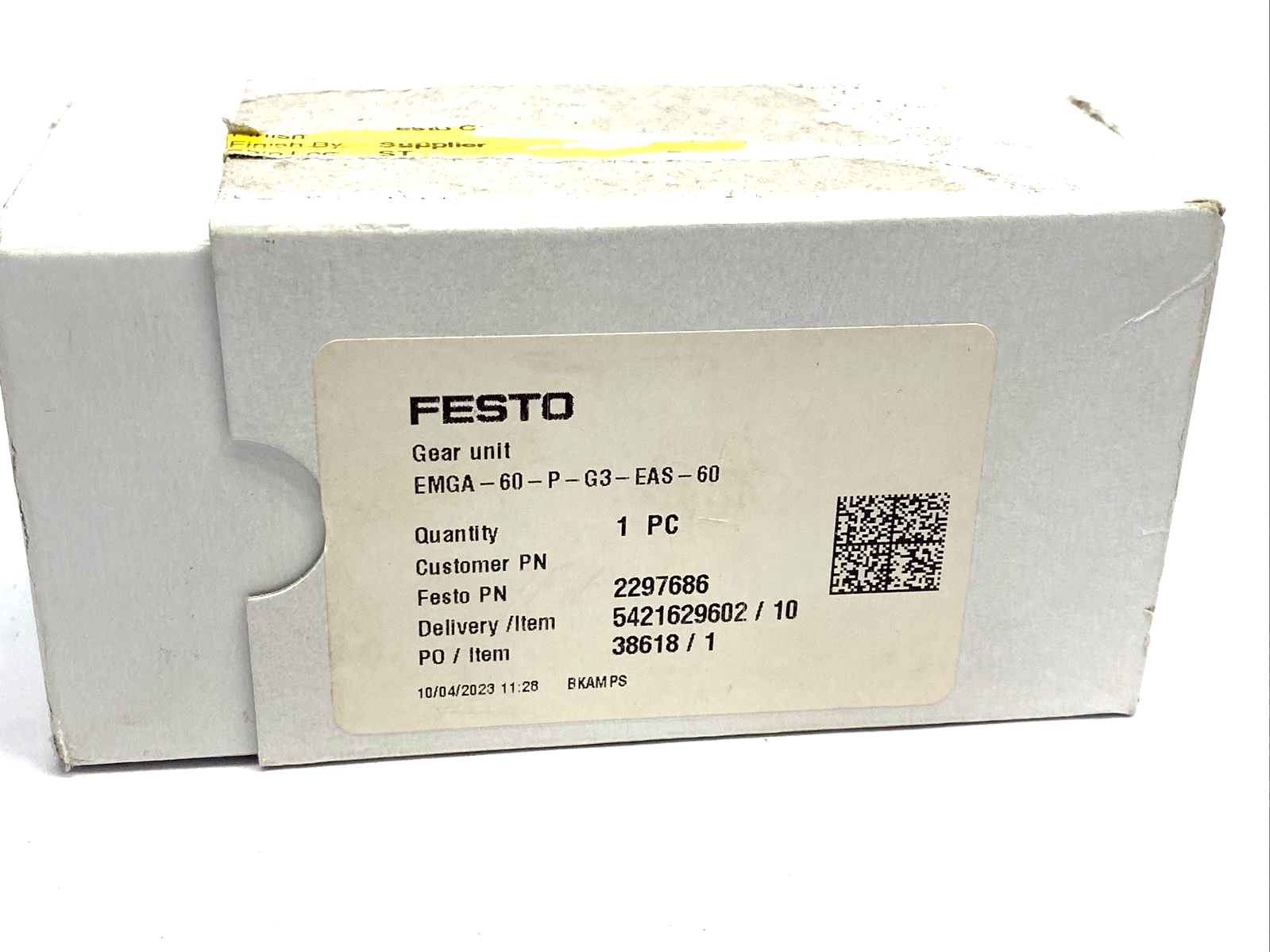 EMGA-60-P-G3-EAS-60, 2297686 | Festo EMGA-60-P-G3-EAS-60 Gearbox, Neugart PLE060-003-SSSB3AD-E14/30/50/70/B5/M4 - New – Open box - Maverick Industrial Sales