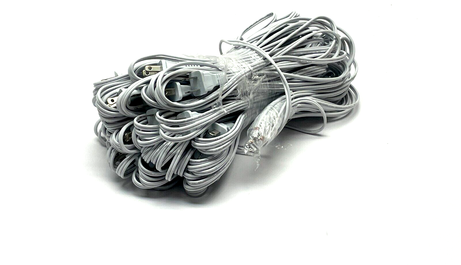 General Use Power Cable w/ Plug 18AWG 2-Conductor BUNDLE OF 25 - New - Maverick Industrial Sales