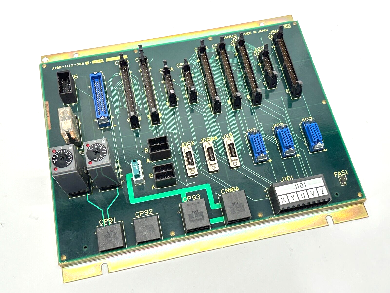 Fanuc A16B-1110-0280/01A CNC Servo Drive Circuit Board - For parts or not working - Maverick Industrial Sales