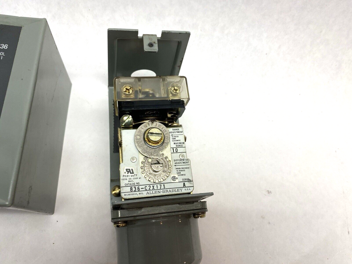 Allen Bradley 836-C2X171 Pressure Control Switch Bulletin 836 - Used - Maverick Industrial Sales