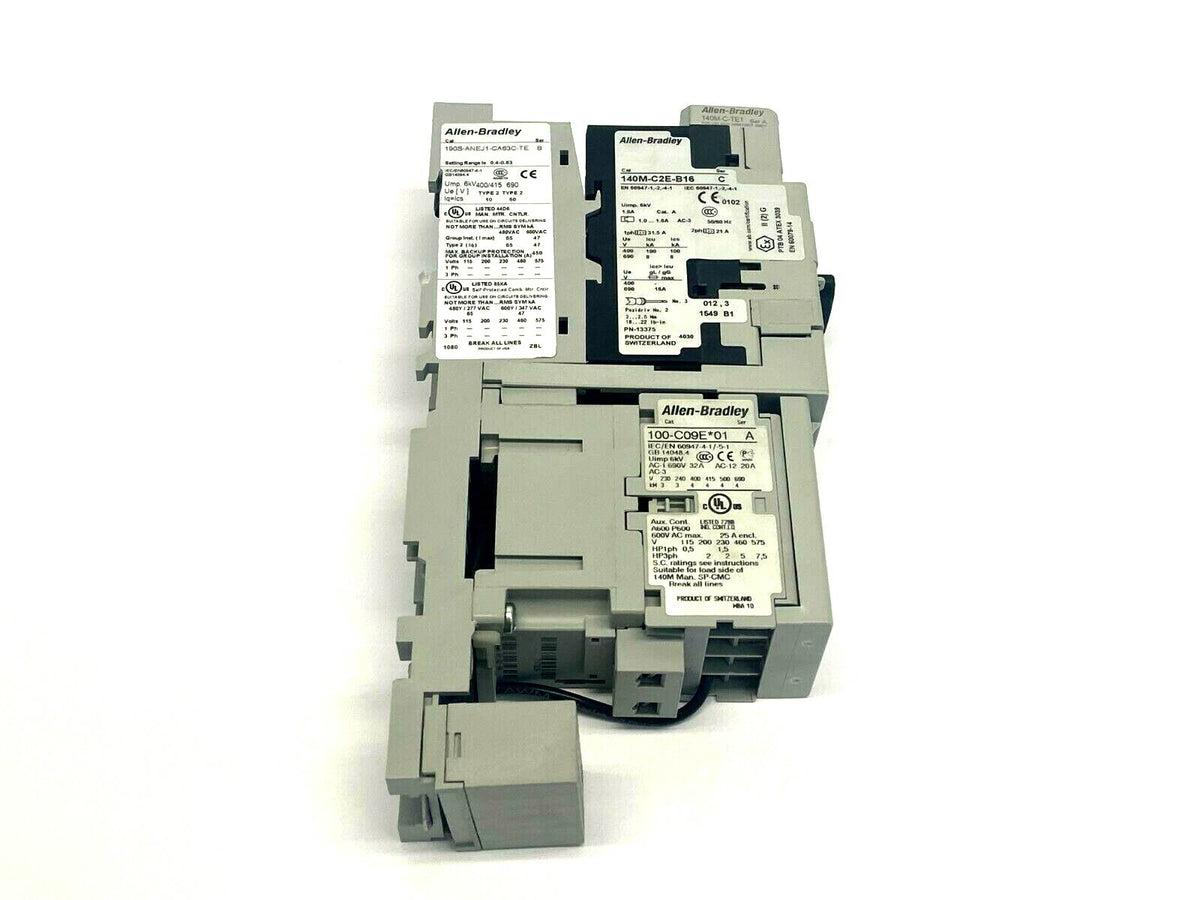 190S-ANEJ1-CA63C-TE | Allen Bradley Compact Combination Starter w/ Circuit Breaker - Used - Maverick Industrial Sales