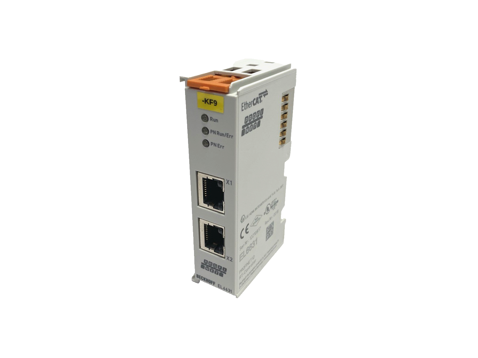 Beckhoff EL6631 EtherCAT 2-Port Communication Interface, PROFINET RT, Controller - Maverick Industrial Sales