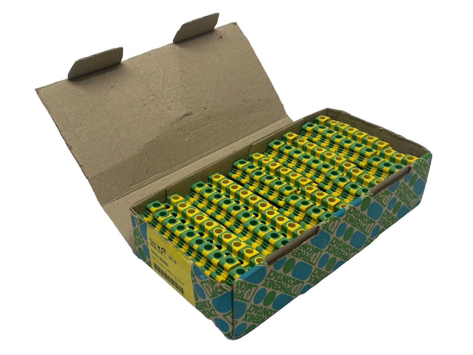 Phoenix Contact USLKG 10N-1 Ground Terminal Block 0442082 PKG OF 50 - New – Open box - Maverick Industrial Sales