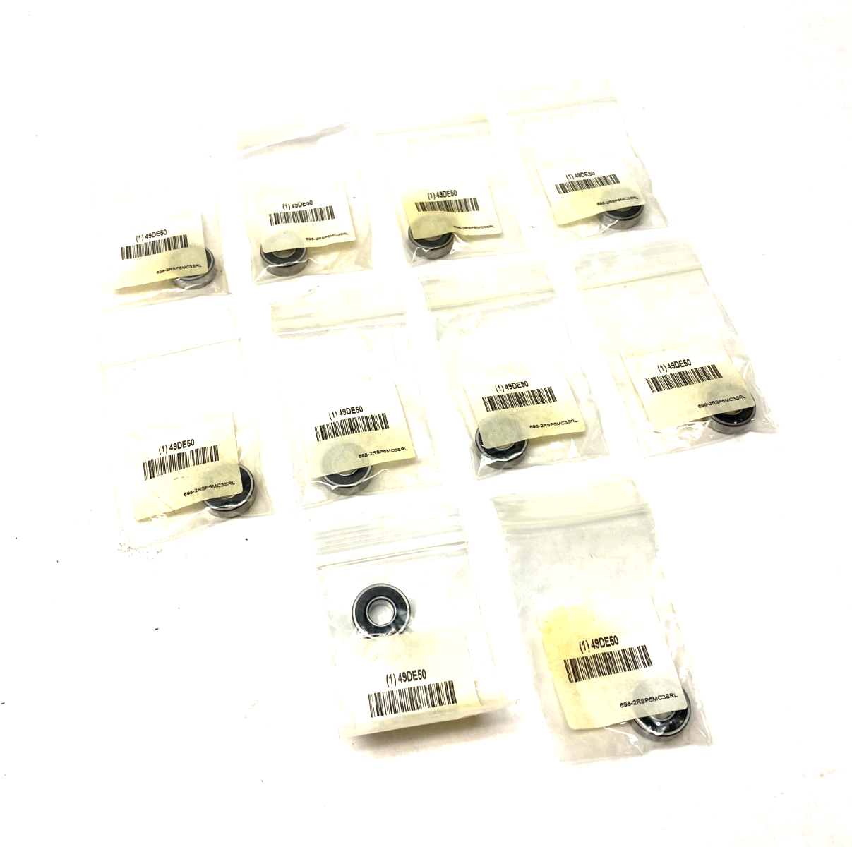 EZO 698-2RSP6MC3SR Sealed Ball Bearing LOT OF 10 - Maverick Industrial Sales