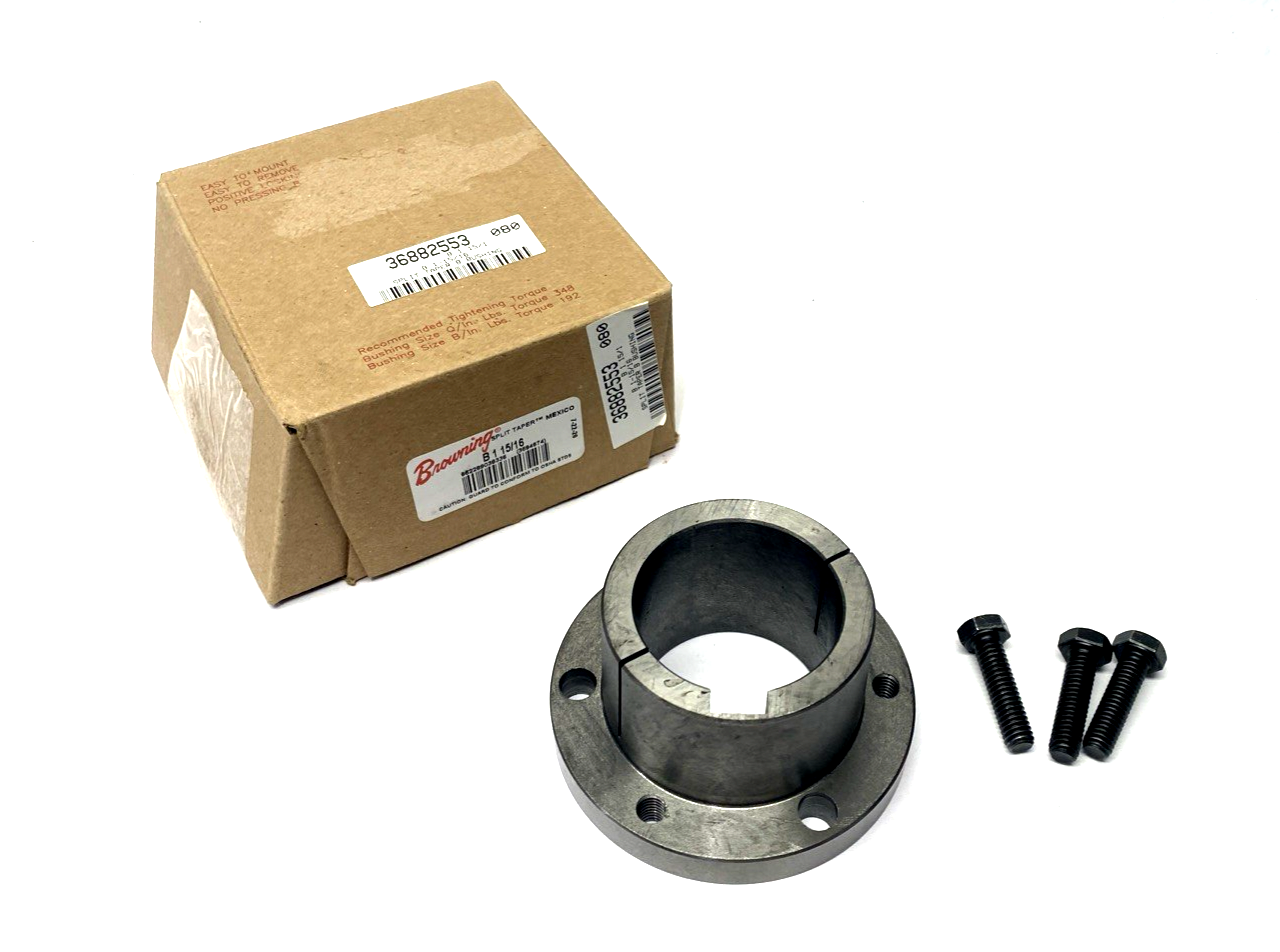 B 1 15/16 | Browning Split Taper Bushing 1-15/16" Bore 3.6875" Flange O.D. - New – Open box - Maverick Industrial Sales