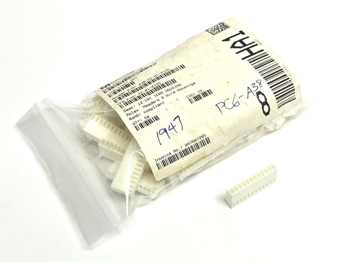 Molex 221-01-2125 KK 254 Crimp Housing 12 Circuits LOT OF 50 - Maverick Industrial Sales