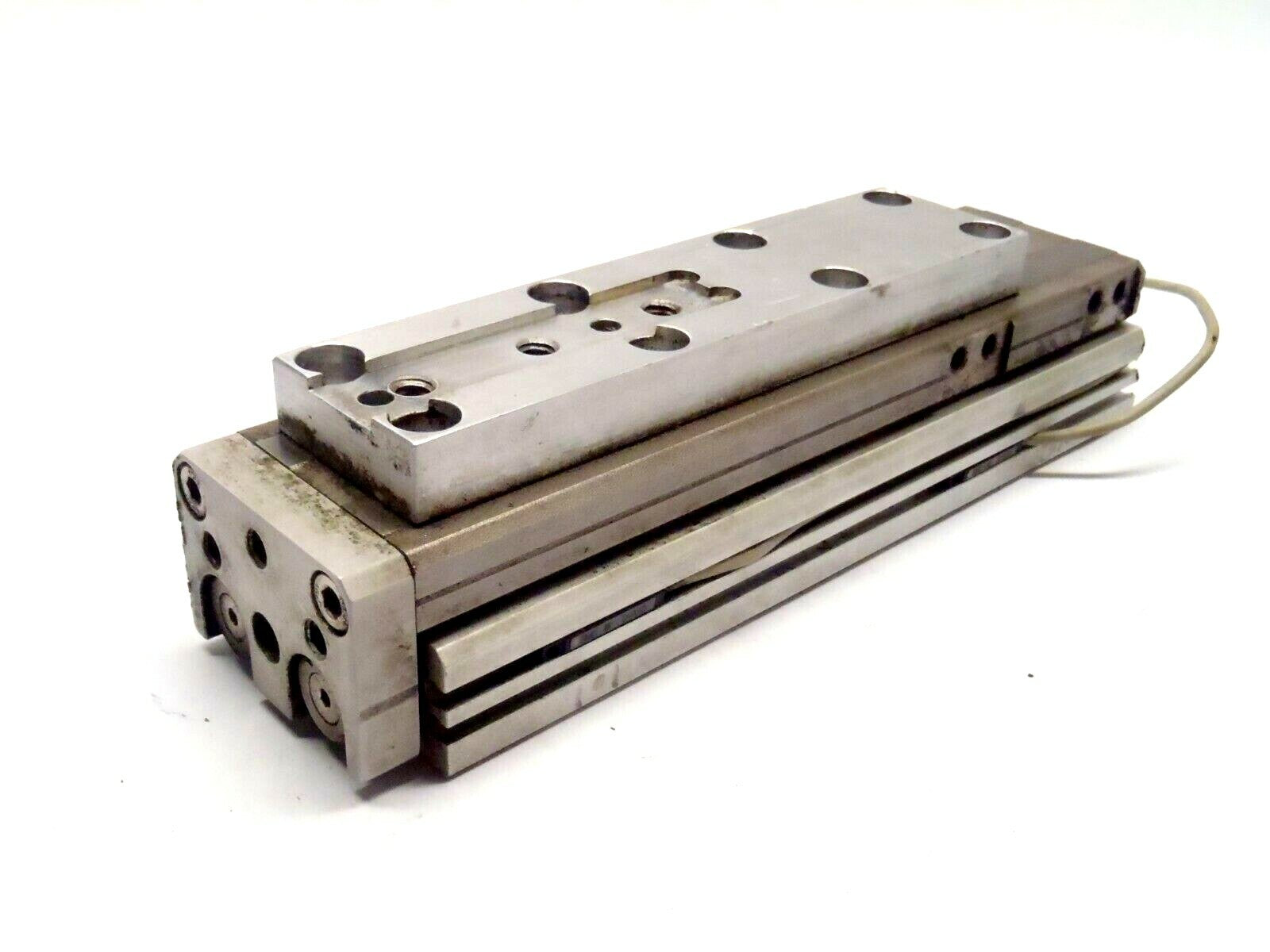 SMC MXQ16-100A Adjustable Stroke Guided Cylinder - Used - Maverick Industrial Sales