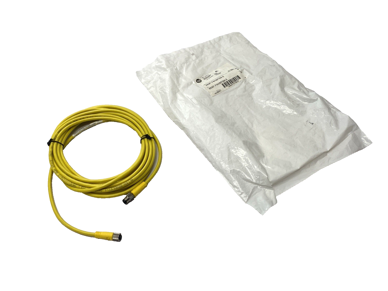 Allen Bradley 889-F4ABP3M-5 Ser. B Double Ended Cordset Straight M8 M to F 5m - Maverick Industrial Sales