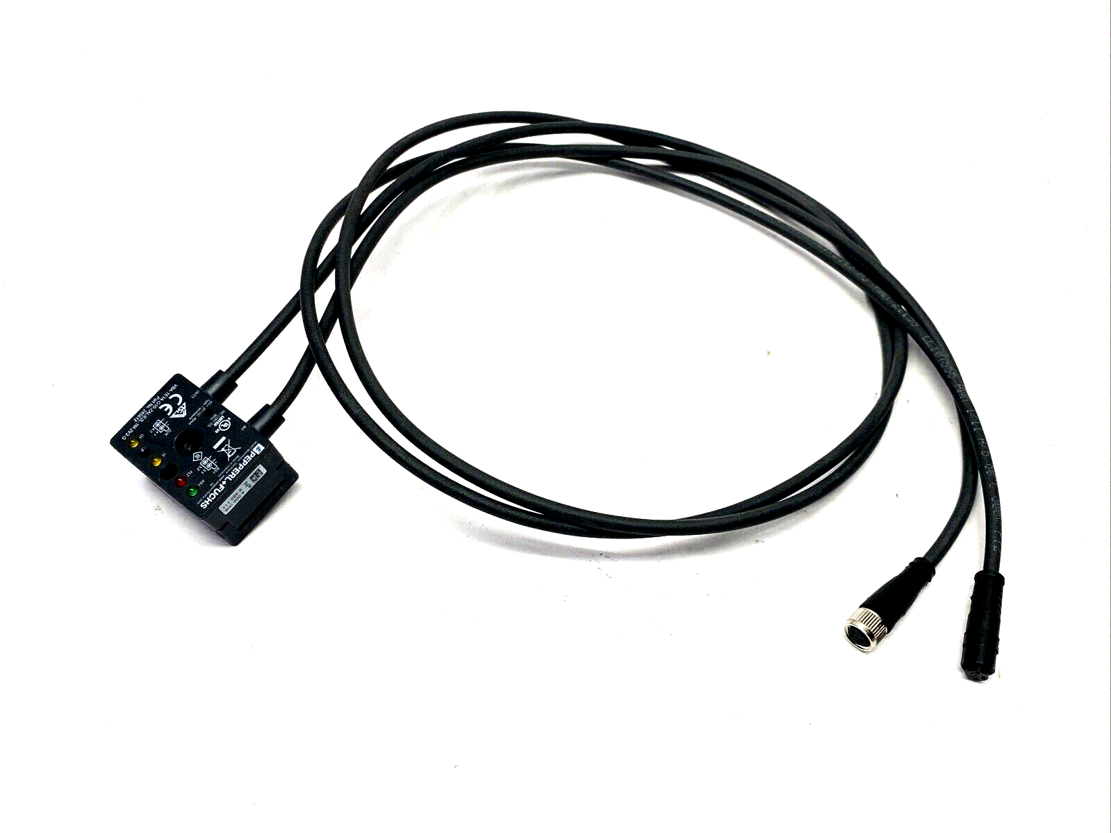 245612, VBA-1E1A-G10-ZAL/E2L-1M-2V3-G | Pepperl+Fuchs VBA-1E1A-G10-ZAL/E2L-1M-2V3-G AS-i Module 245612 MISSING SCREW - Used - Maverick Industrial Sales