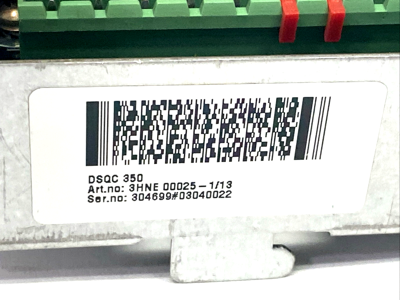 3HNE00025U1, 3HNE00025-1, DSQC 350 | ABB 3HNE00025-1/13 DSQC 350 I/O Remote Module 3HNE00025U1 - For parts or not working - Maverick Industrial Sales