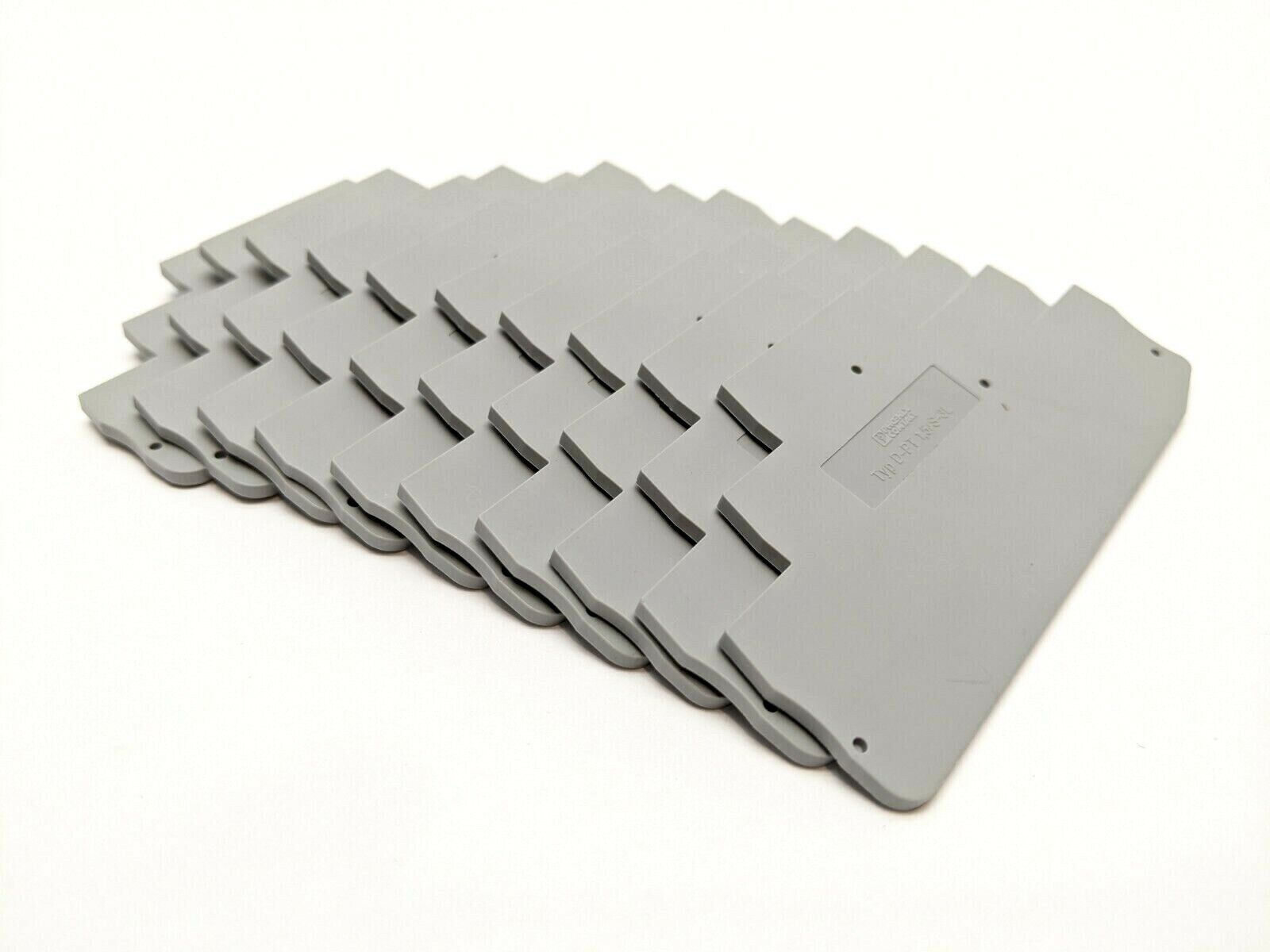 Phoenix Contact D-PT 1,5/S-3L End Cover 3113771 LOT OF 10 - New - Maverick Industrial Sales