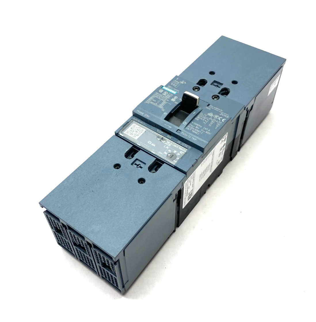 Siemens 3VA5140-6EC31-0AA0 Circuit Breaker 3-Pole 125 Breaking Cap. - Maverick Industrial Sales