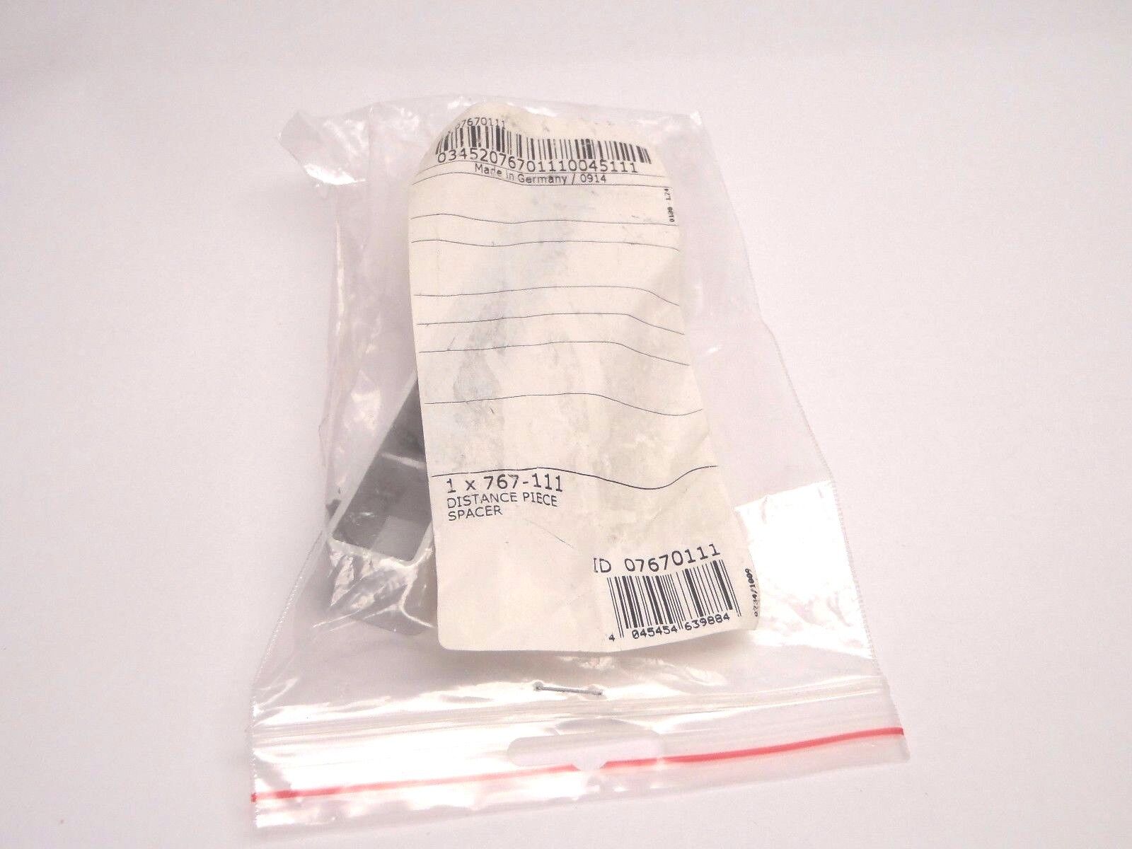 Wago 767-111 SPS Rail Adapter Distance Piece Spacer - New – Open box - Maverick Industrial Sales