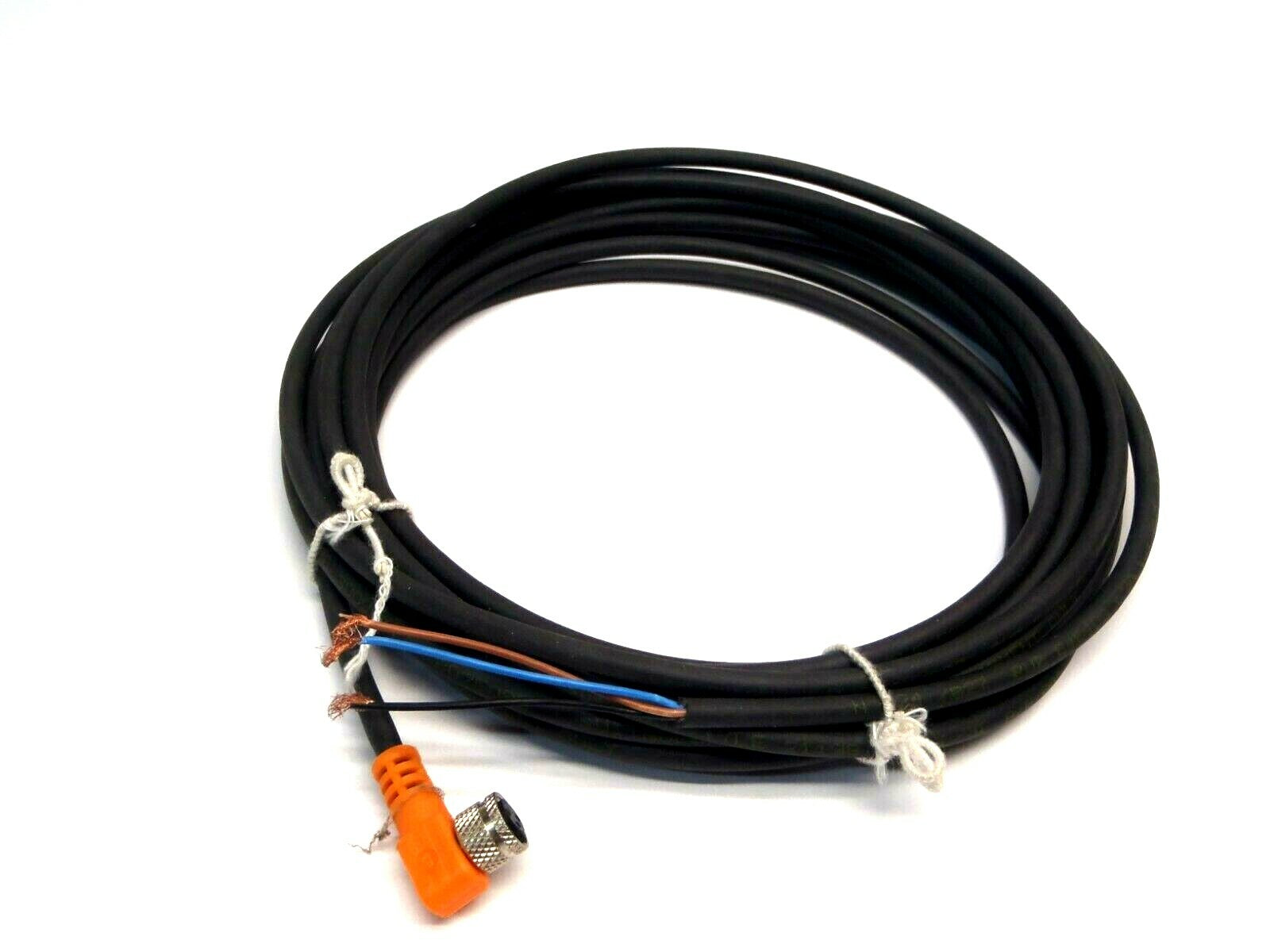 RKMWV 3-224/5M 0830 | Lumberg Angled M12 Female Connector Cut End - Used - Maverick Industrial Sales