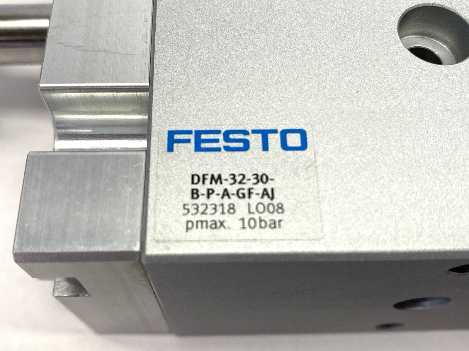 Festo DFM-32-30-B-P-A-GF-AJ Pneumatic Guided Drive Cylinder 30mm Stroke 532318 - Maverick Industrial Sales