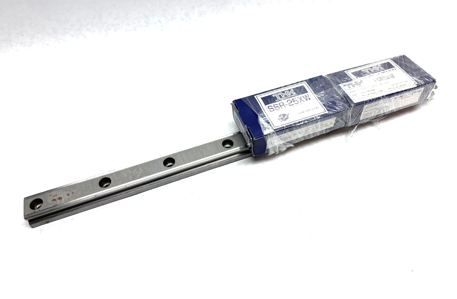SSR25XW2SS+440LY | THK Linear Rail and Block Guide Assembly 440mm Rail, 2-Blocks - New – Open box - Maverick Industrial Sales