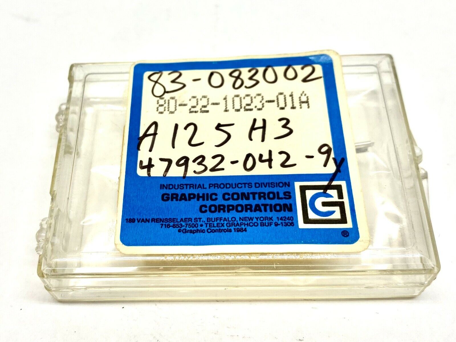 80-22-1023-01A | Graphic Controls Disposable Recorder Pen - New - Maverick Industrial Sales