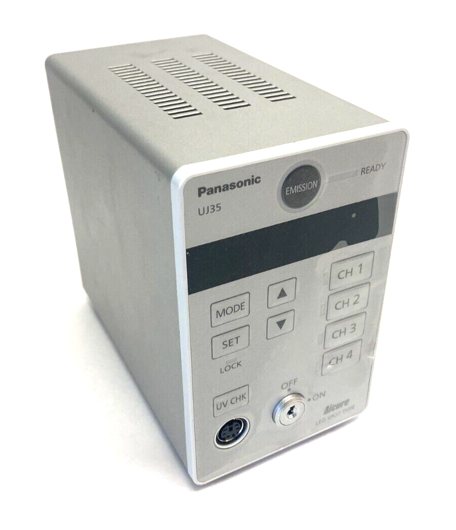 Panasonic ANUJ3500 Aicure LED Spot Type UV Curing Machine 4-Channel UJ35 - Maverick Industrial Sales