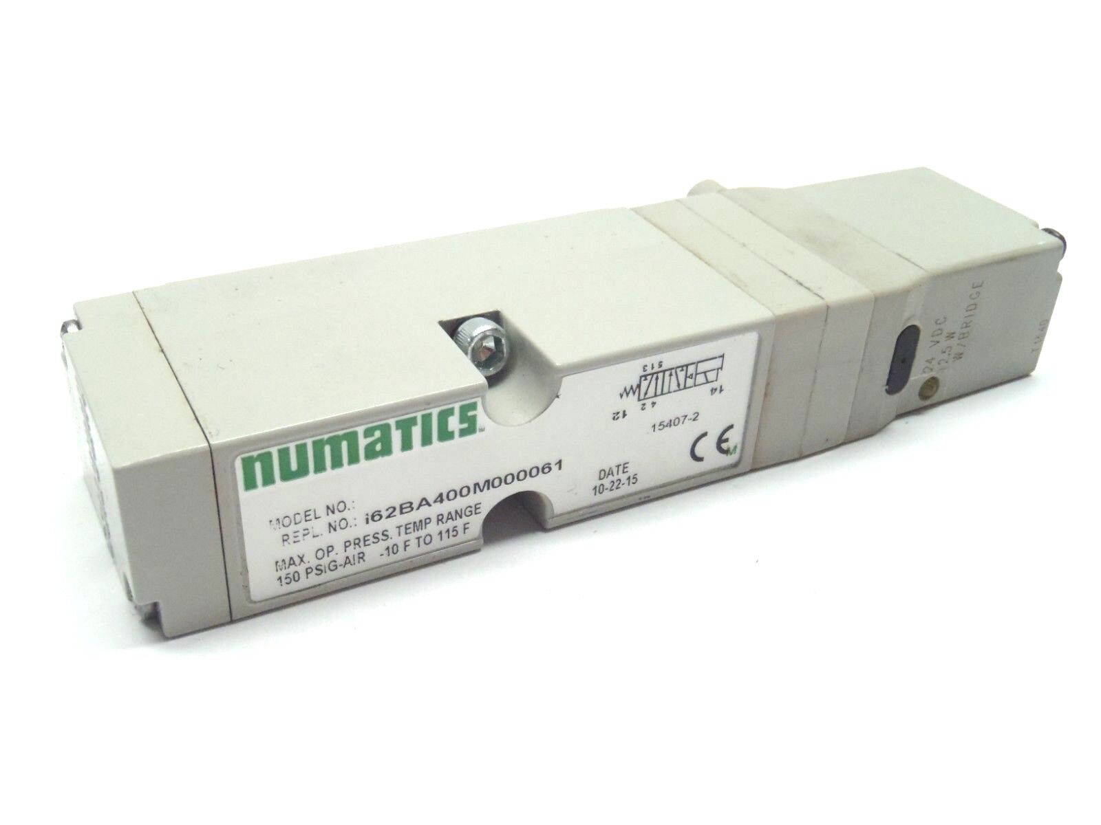i62BA400M000061 | Numatics Pneumatic Valve - ISO 15407-2 26mm - Used - Maverick Industrial Sales