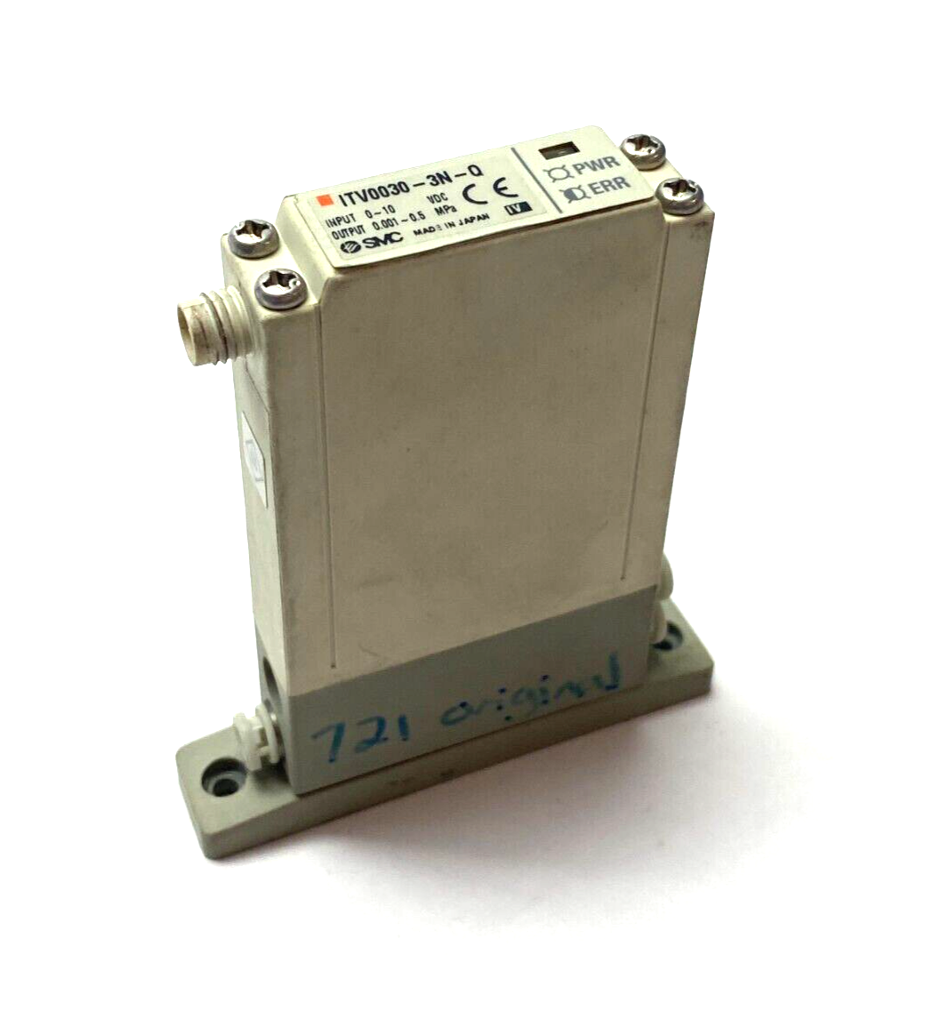 ITV0030-3N | SMC -Q Electro-Magnetic Regulator 0~10VDC - Used - Maverick Industrial Sales