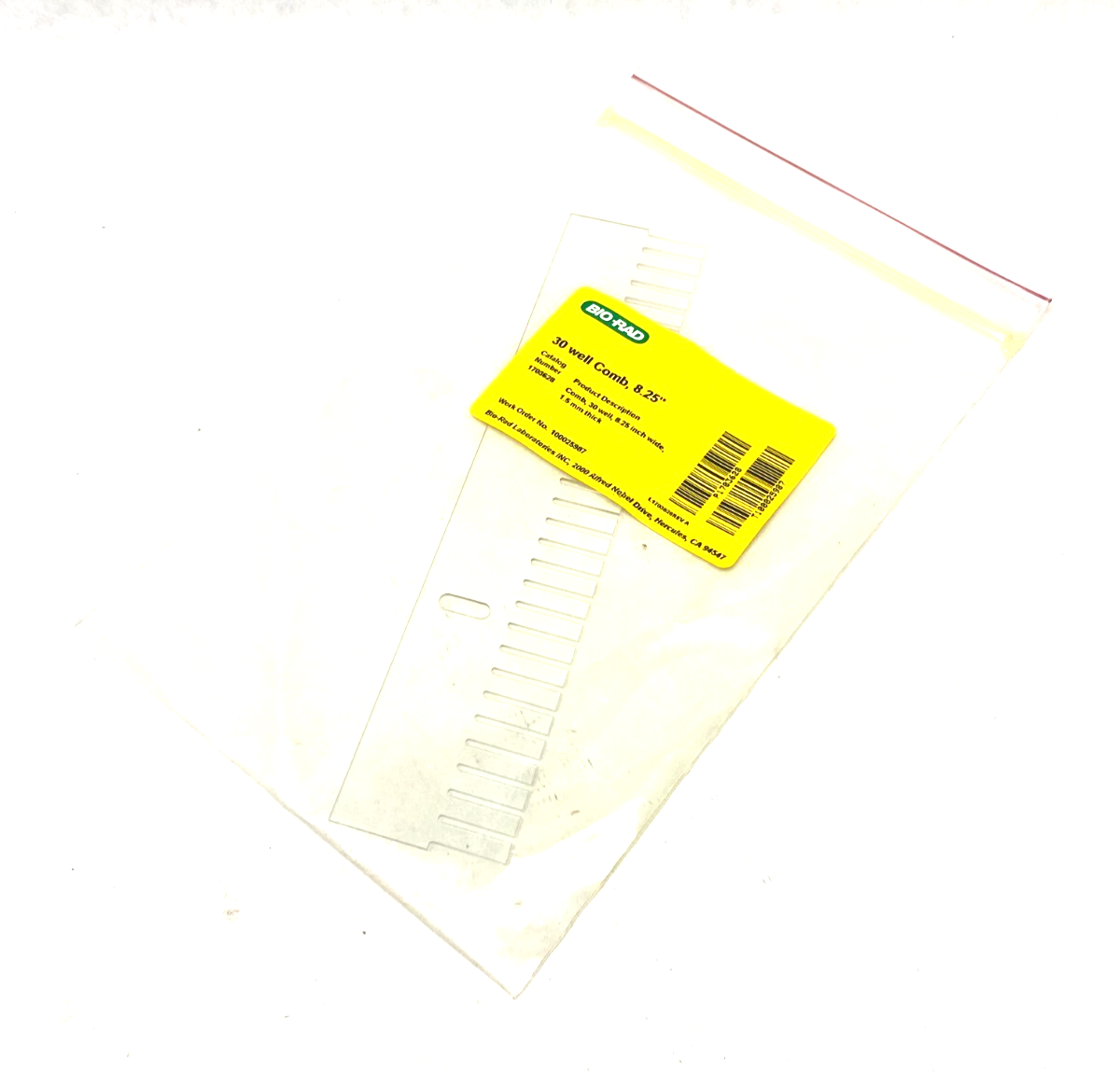 Bio Rad 1703628 Pulsed Field Electrophoresis Comb 30-Well 1.5mm for CHEF System - Maverick Industrial Sales