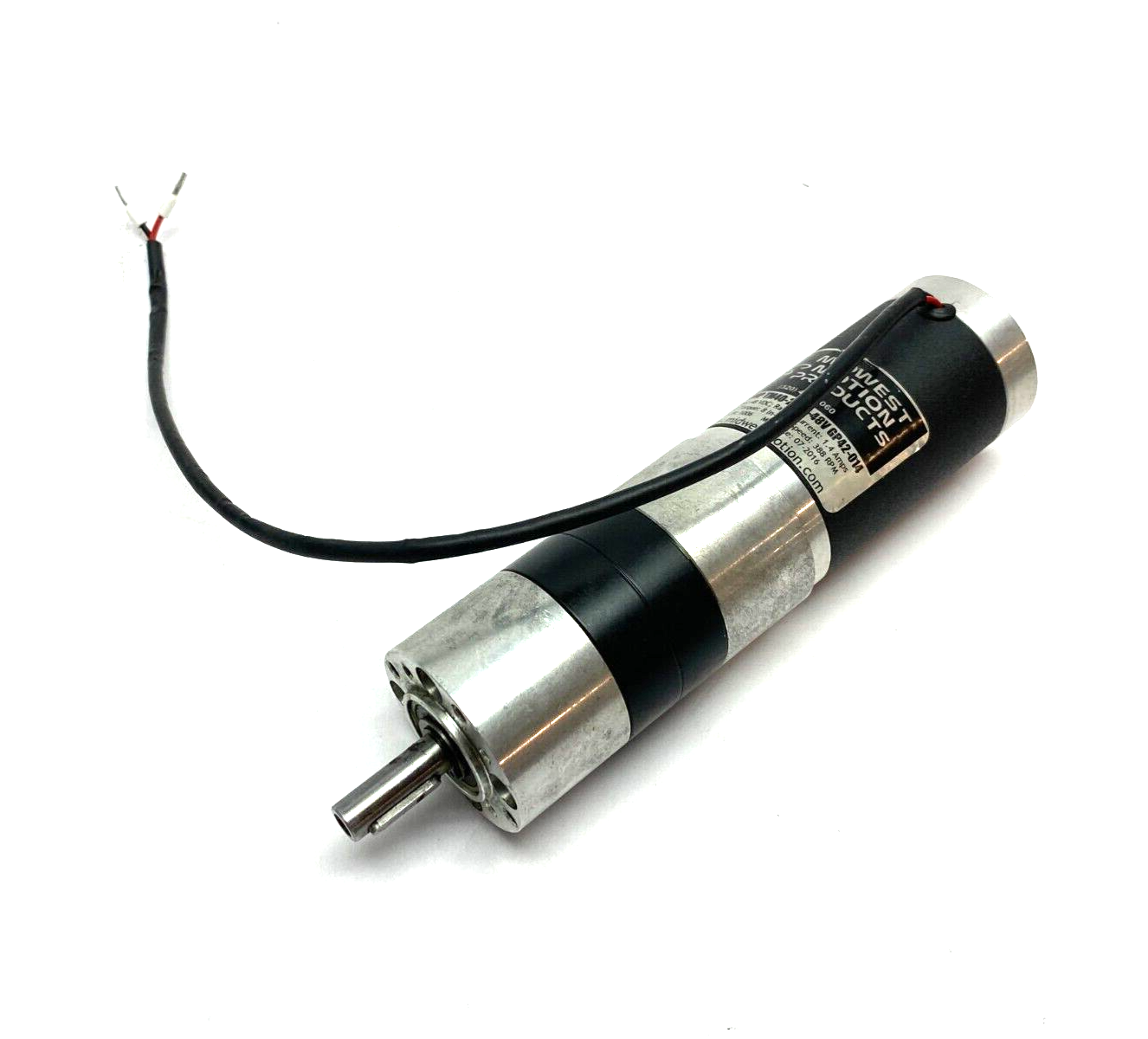 Midwest Motion Products MMP TM40-285E-48V GP42-014 Gear Motor 388rpm 48VDC - Maverick Industrial Sales