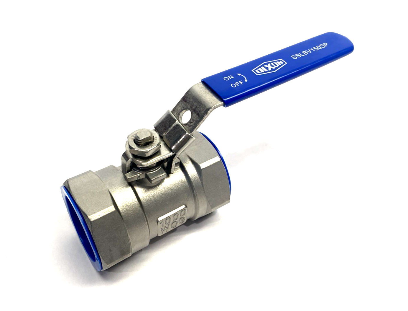 SSLBV150SP | Dixon Stainless Steel Ball Valve, Lockable Handle 1-1/2" NPT 1000 WOG - New – Open box - Maverick Industrial Sales