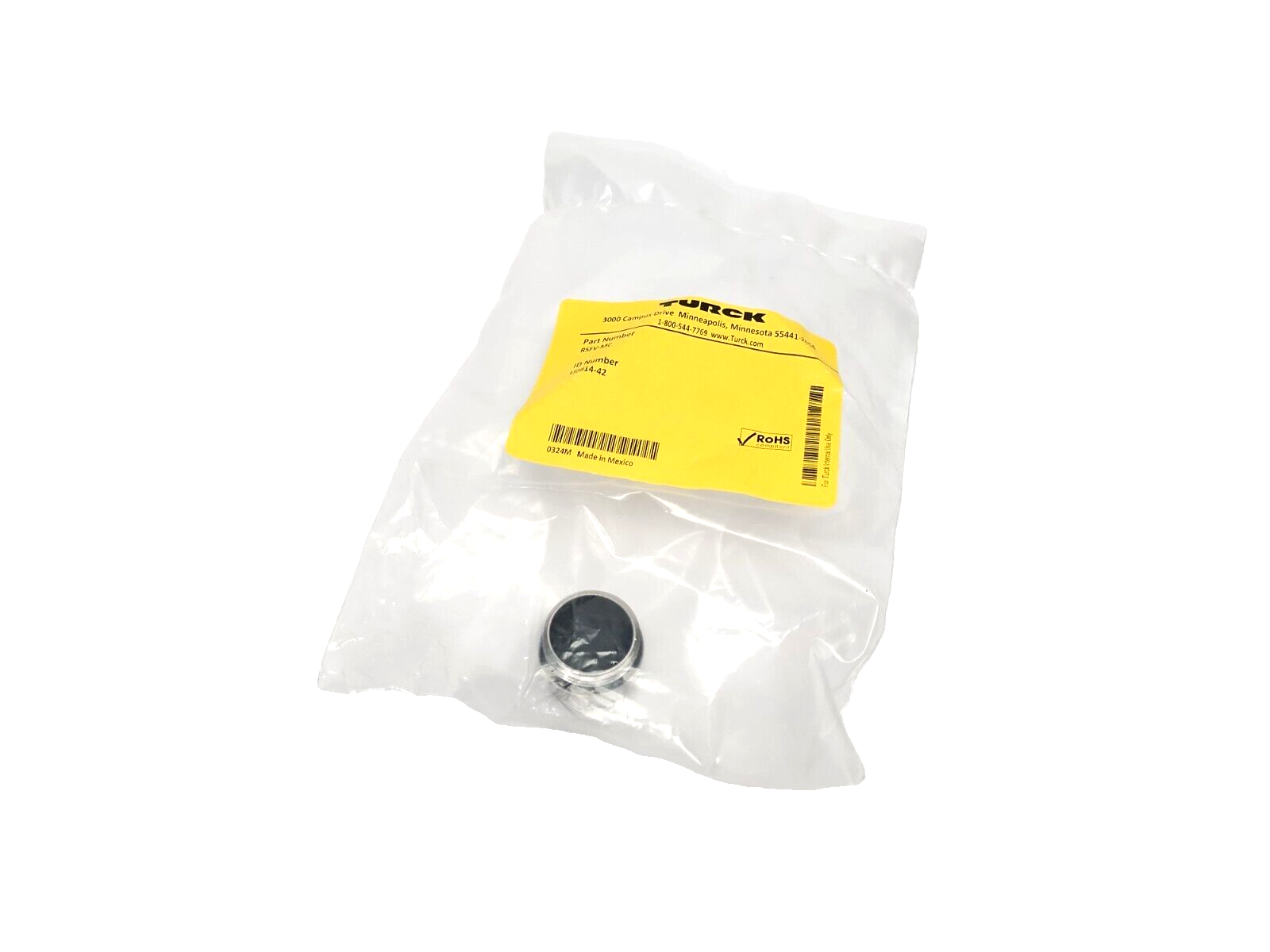 U0914-42,RSFV-MC | Turck RSFV-MC /8" Minifast Closure Cap, 7/8"-16 UN Male 316SS U0914-42 - New - Maverick Industrial Sales