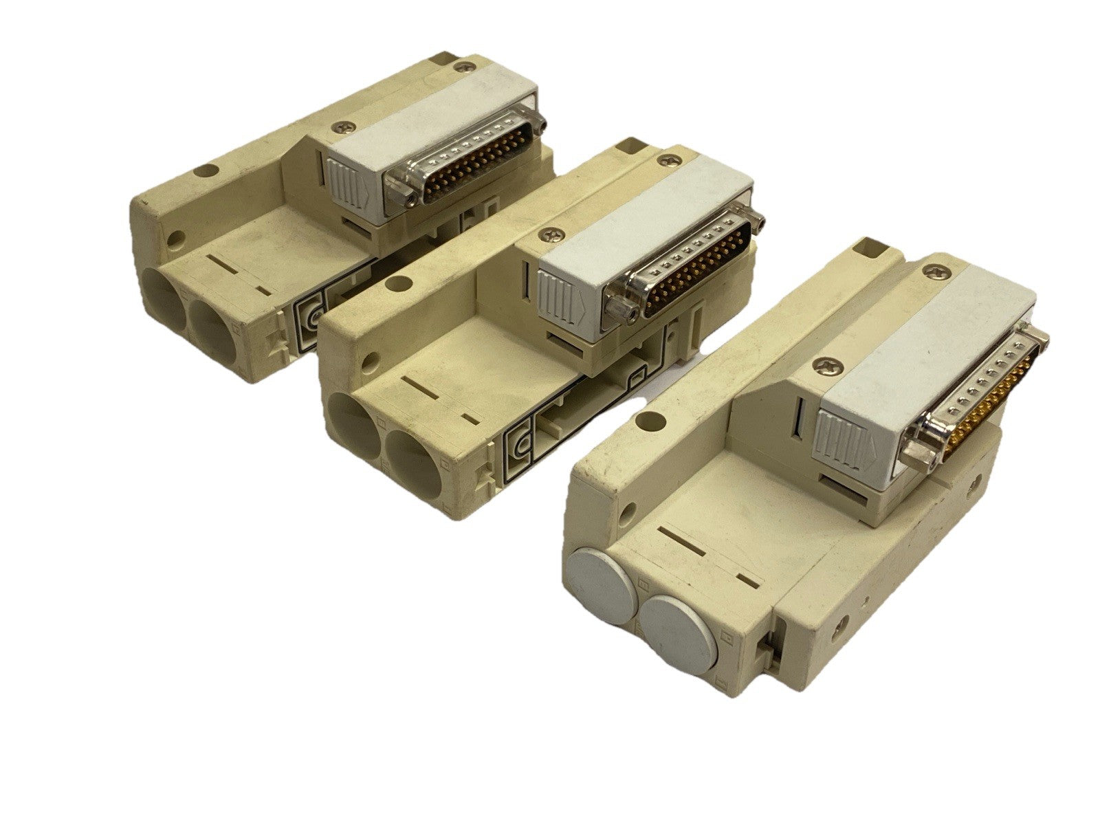 SMC SV3000 D-Sub Pneumatic Manifold Cover LOT OF 3 - Maverick Industrial Sales