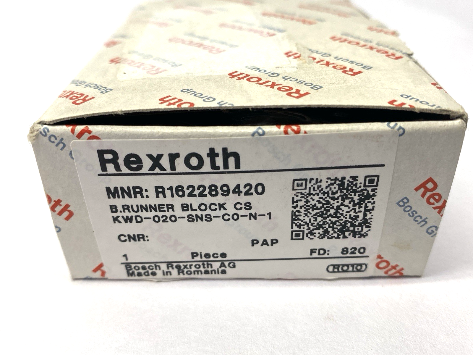 Bosch Rexroth KWD-020-SNS-C0-N-1 Ball Runner Block Carbon Steel R162289420 - Maverick Industrial Sales