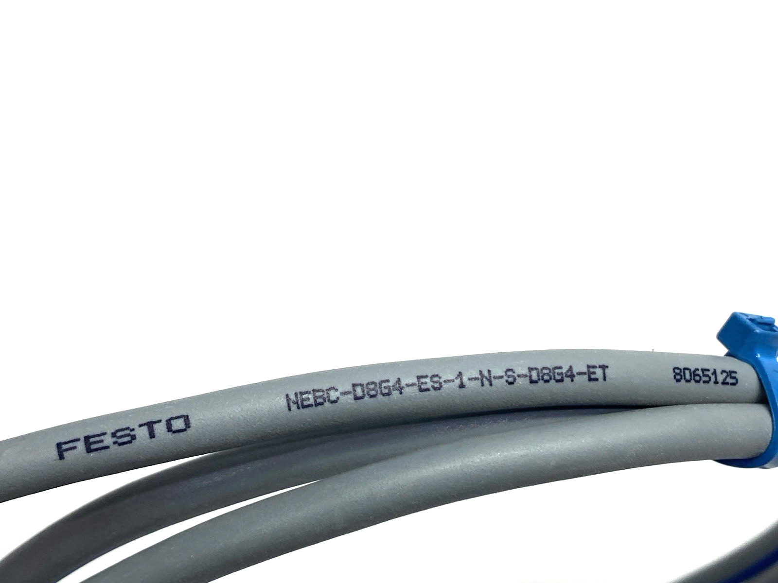 Festo NEBC-D8G4-ES-1-N-S-D8G4-ET Double-Ended 4-Pin M8 Male Cordset 8065125 - Maverick Industrial Sales
