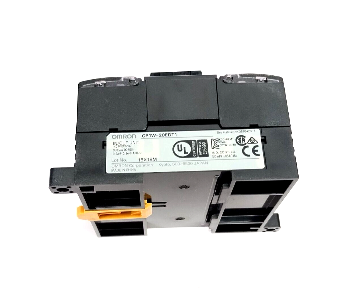 Omron CP1W-20EDT1 PLC I/O Expansion Unit 12 x 24VDC Inputs 8 x PNP Outputs 0.3A - New – Open box - Maverick Industrial Sales