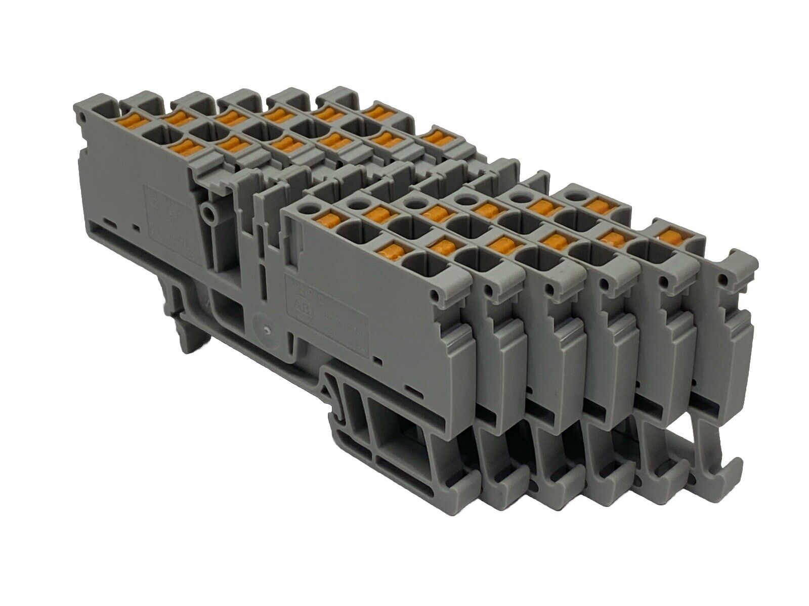 1492-P3Q | Allen Bradley Feed-Through Push In Terminal Block Light Grey LOT OF 6 - New – Open box - Maverick Industrial Sales