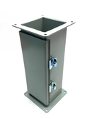 Hoffman F44W12 nVent Straight Feed-Through Wireway Section Hinged Cover 4x4x12" - Maverick Industrial Sales