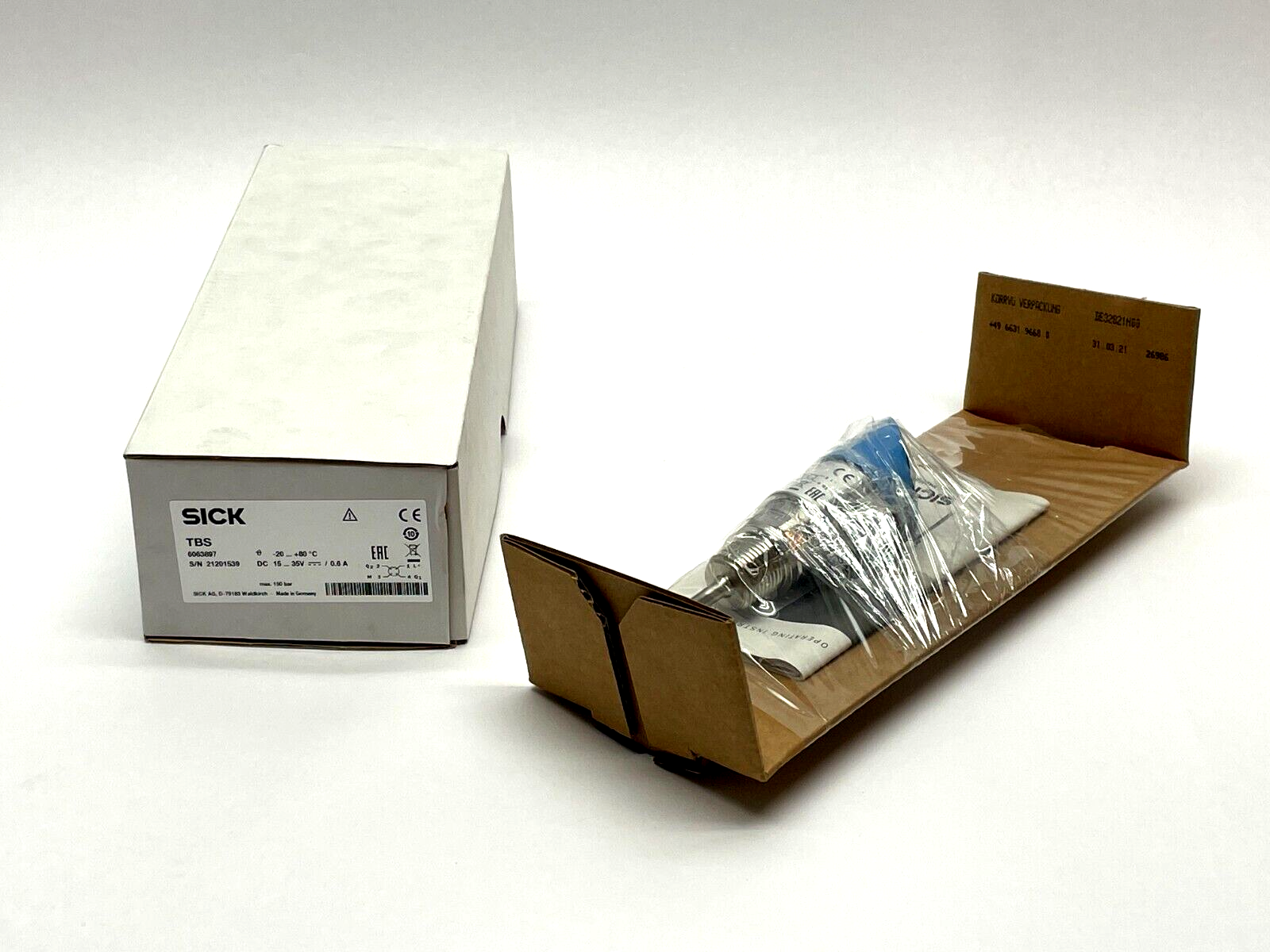 SICK TBS-1ASN20506ZM Temperature Sensor 6063897 - New – Open box - Maverick Industrial Sales