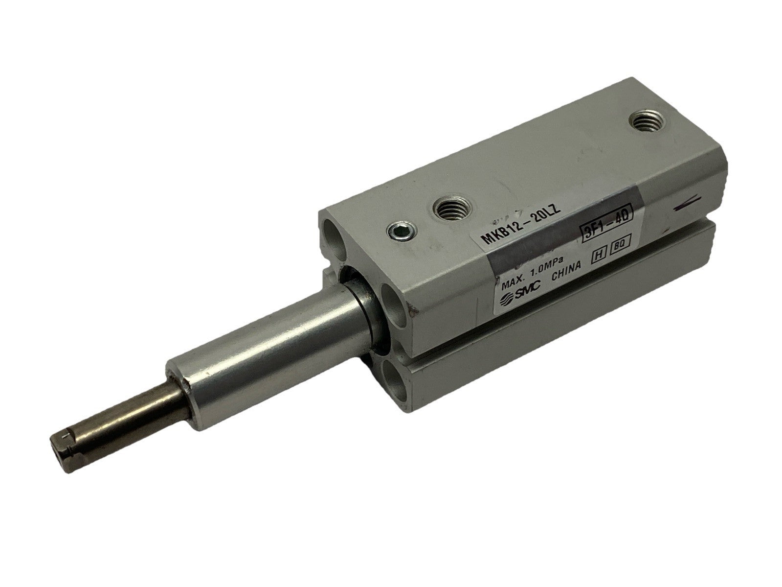 SMC MKB12-20LZ Pneumatic Cylinder 12mm Bore 20mm Stroke - Used - Maverick Industrial Sales