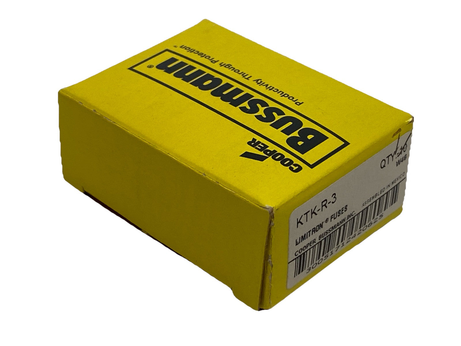 Cooper Bussmann KTK-R-3 Limitron Class CC Fuse 3A 600VAC PKG OF 7 - New – Open box - Maverick Industrial Sales