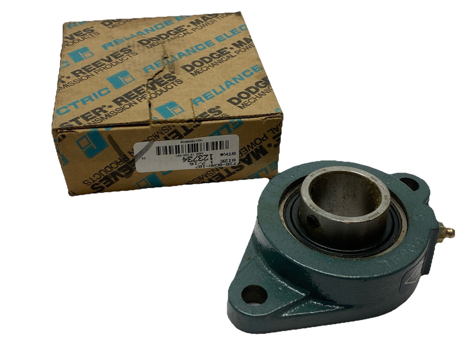 Dodge F2B-SCAH-107 Flange Mounted Ball Bearing 1-7/16" Bore 2-Bolt Flange - Maverick Industrial Sales