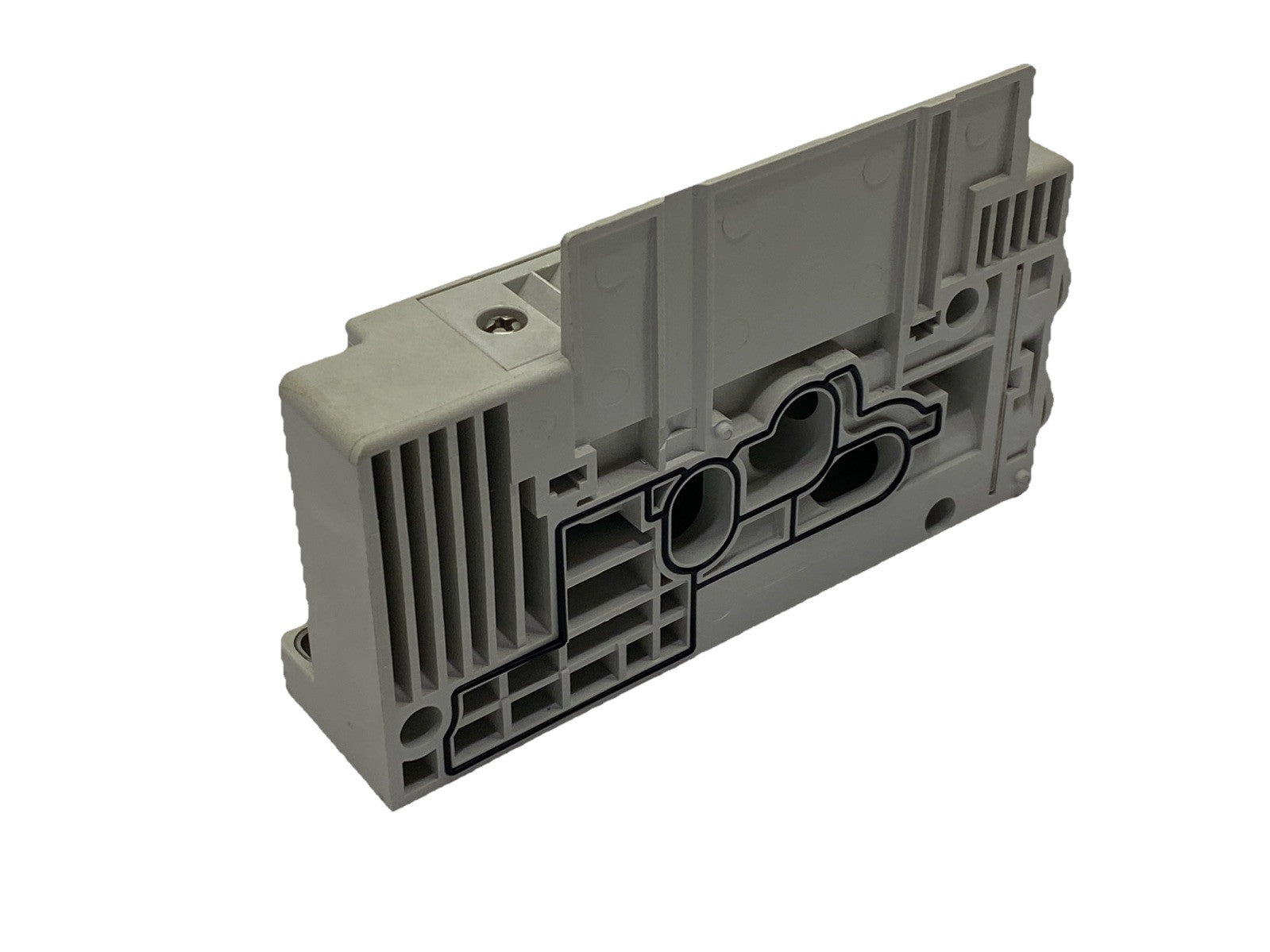 SY50M-3-1A-C0 | SMC Pneumatic Manifold U-Side End Plate - New – Open box - Maverick Industrial Sales