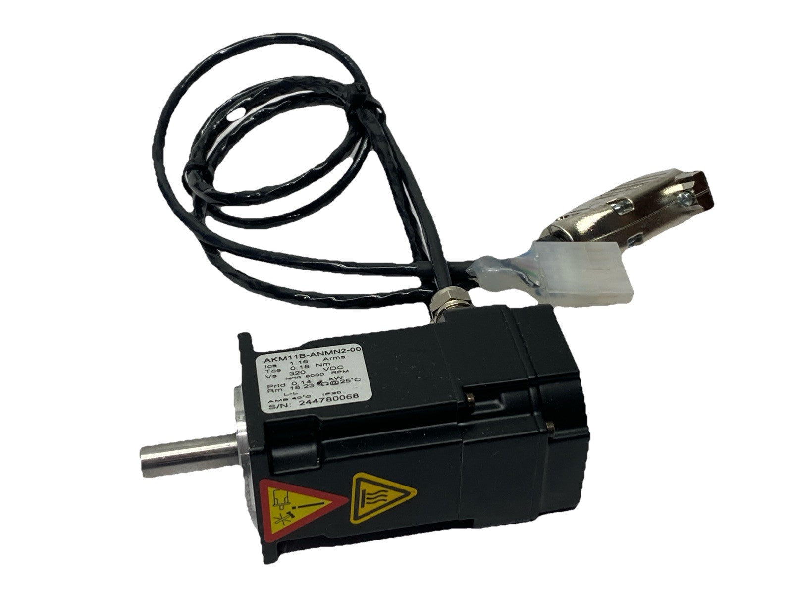 Kollmorgen AKM11B-ANMN2-00 Servo Motor 0.18Nm 8000RPM 320VDC - For parts or not working - Maverick Industrial Sales