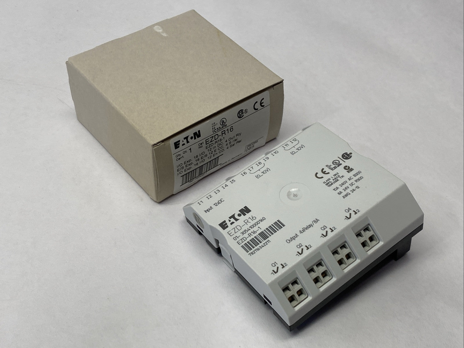 Eaton EZD-R16 I/O Module 12VDC - New – Open box - Maverick Industrial Sales