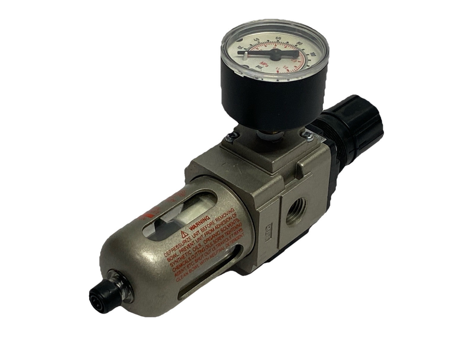 SMC AW20K-N02-CZ Pneumatic Modular Regulator Mist Separator w/ Gauge 1/4" NPT - Maverick Industrial Sales