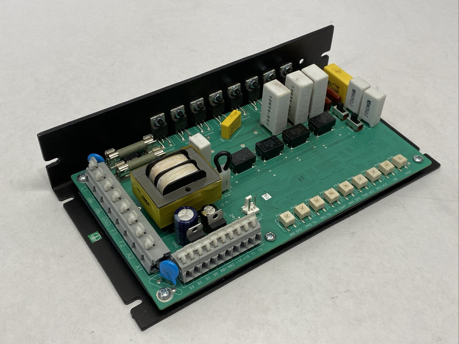 RG510UA | Minarik DC Motor Control 115/230VAC 1-PH 2.5A 0-180VDC 1/20 HP To 1/2 HP - Used - Maverick Industrial Sales