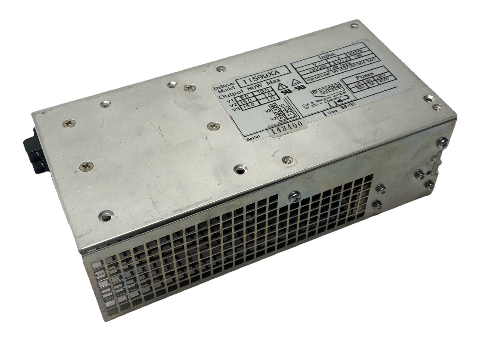 11599XA | Deltron Power Supply 5-15V 80W - Used - Maverick Industrial Sales