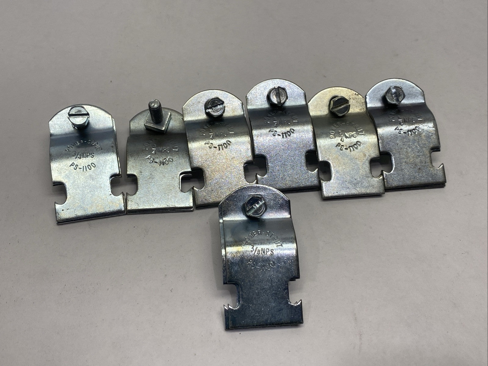 PS-1100 | Power Strut Conduit To Strut Clamp 3/4" NPS LOT OF 7 - New Other - Maverick Industrial Sales