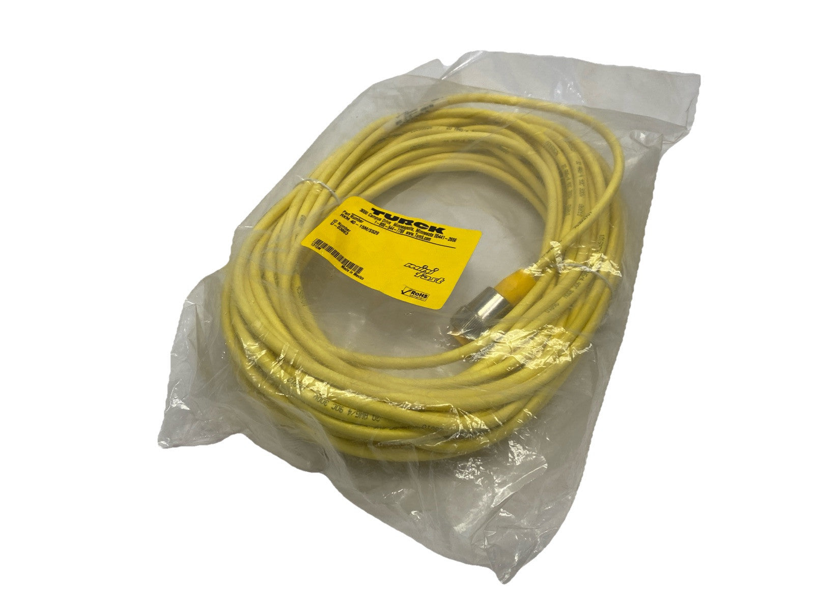 Turck RKM 40-15M/S529 Actuator Sensor Cable 7/8" Female 4-Pin 15m U-03863 - New - Maverick Industrial Sales