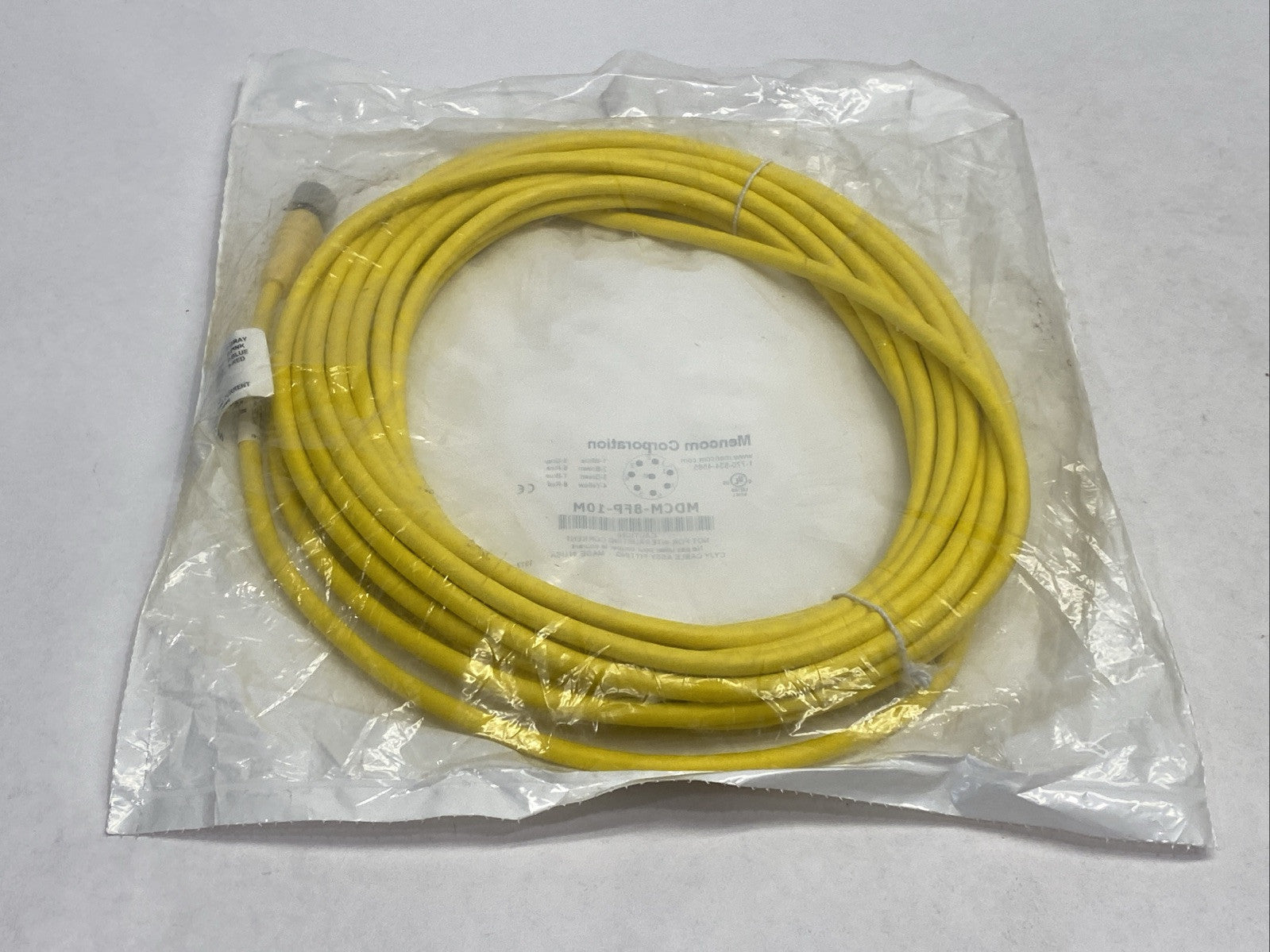 Mencom MDCM-8FP-10M MDC Cordset Female M12 8-Pin 10m - New - Maverick Industrial Sales