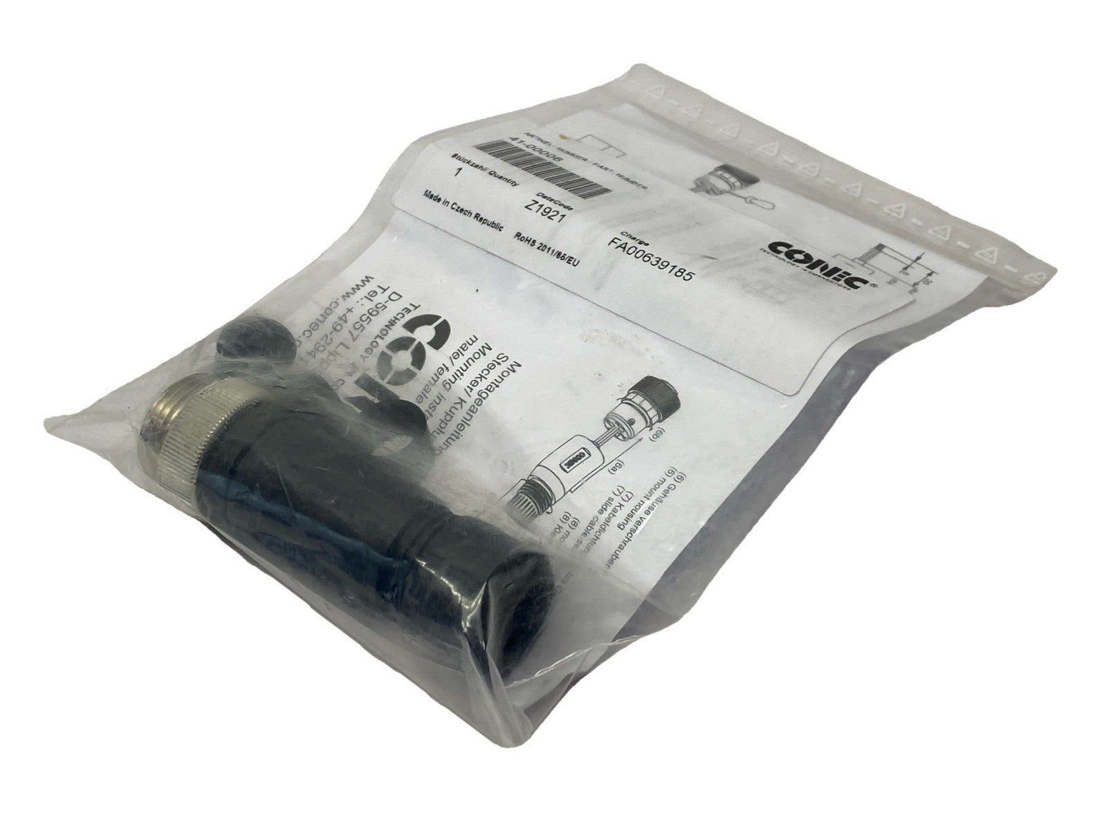 41-00006 | Conec Circular Connector Male 7/8" 5-Position- New - Maverick Industrial Sales