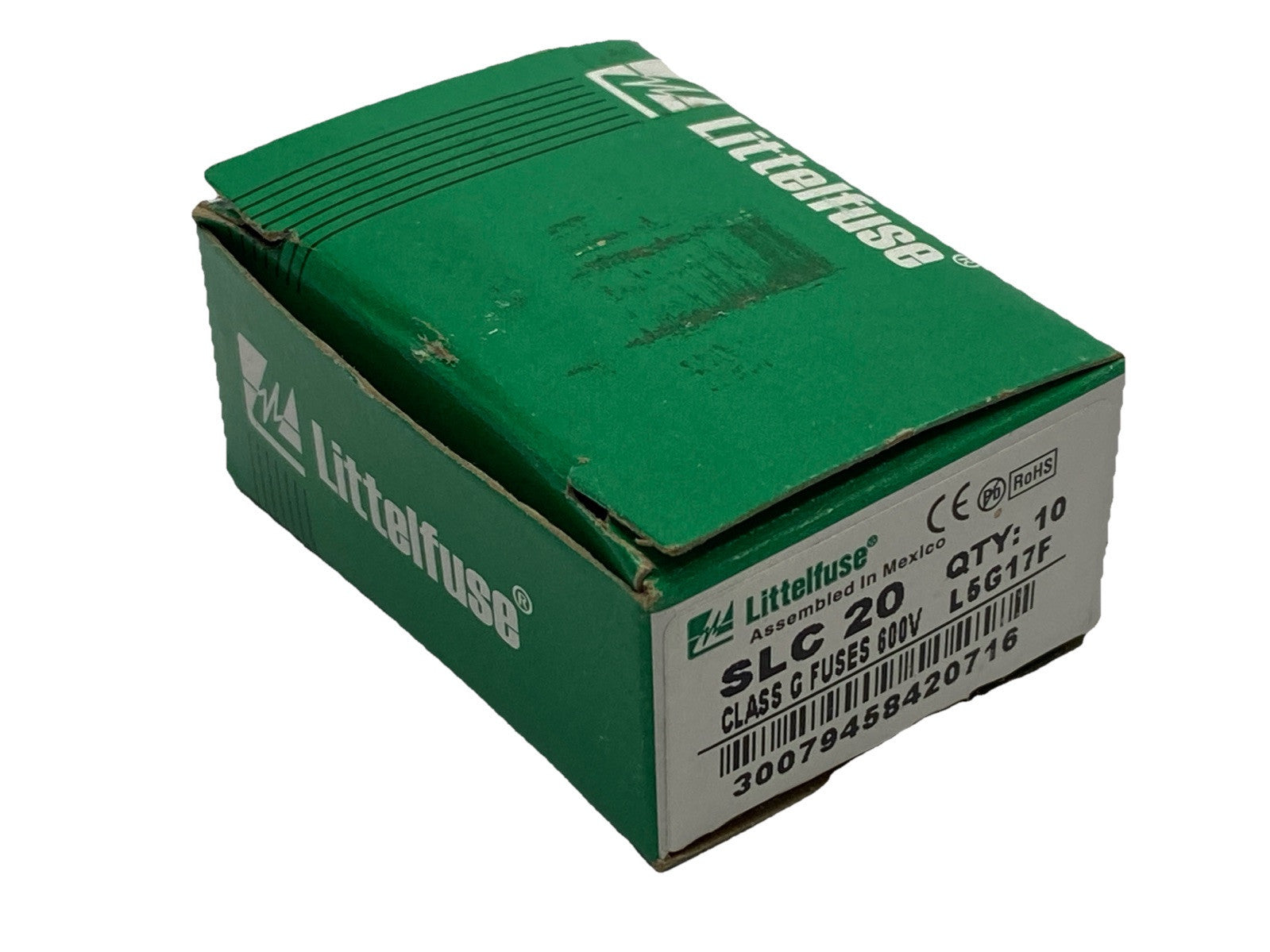 Littlefuse SLC 20 Class G Time-Delay Fuse 20A 600V L5G17F PKG OF 10 - Maverick Industrial Sales